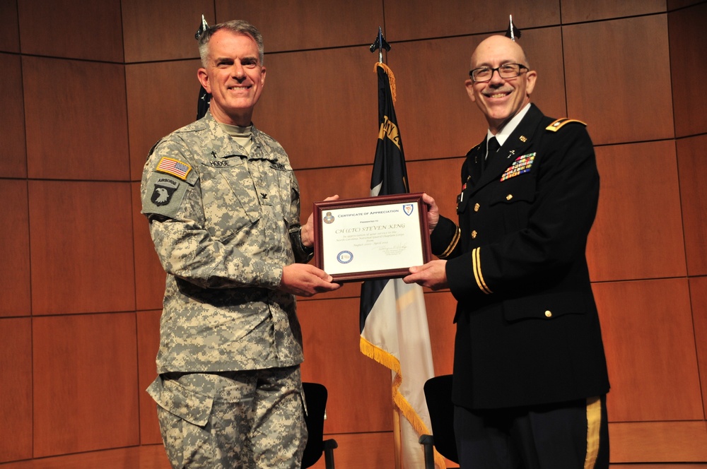 CH (Lt.Col.) King Retirement Ceremony