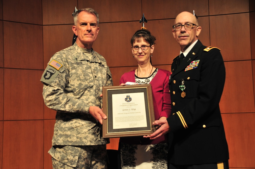 CH (Lt.Col.) King Retirement Ceremony