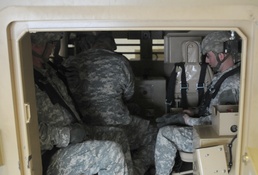 Get upside down and get happy-Soldiers experience vehicle rollover training