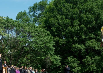 Japan Ground Self-Defense Force Gen. Kiyofumi Iwata visits with US Army Chief of Staff Gen. Ray Odierno