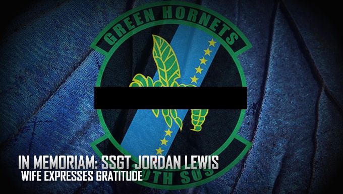In memoriam: Staff Sgt. Jordan Lewis