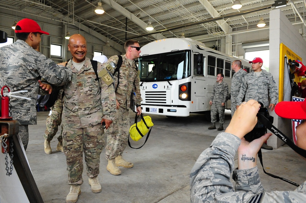 RED HORSE airmen return home