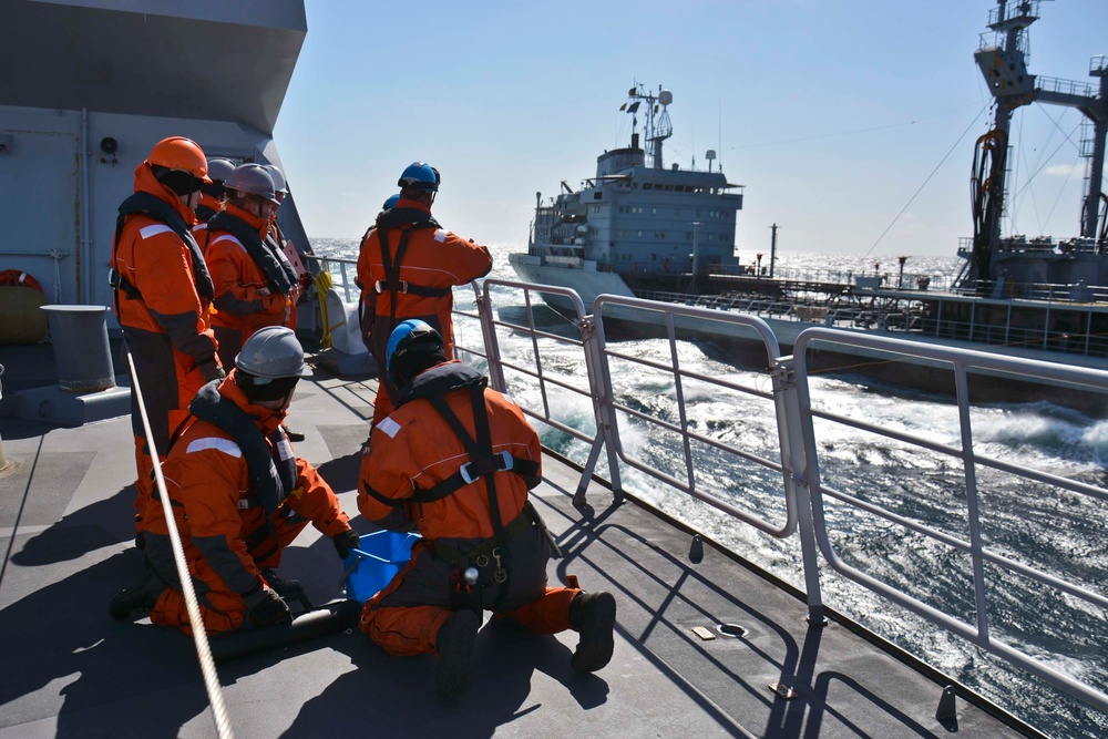 HNLMS Tromp replenishment