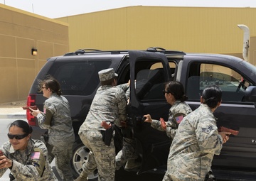 379th ESFS female Airmen lend skills to SOCCENT