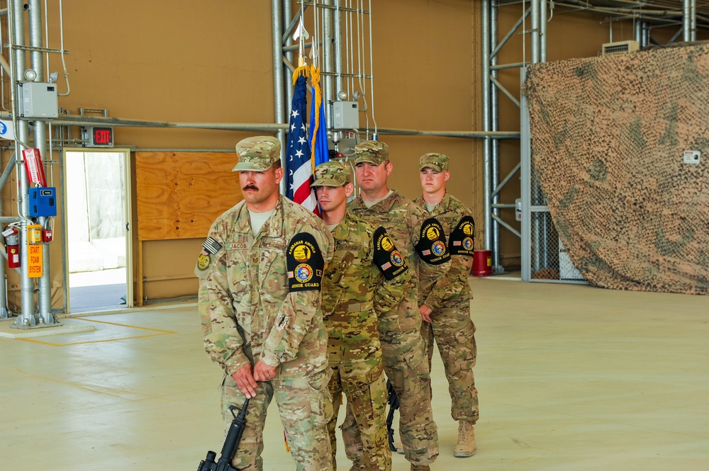 Two 451 AEG squadrons inactivate at KAF