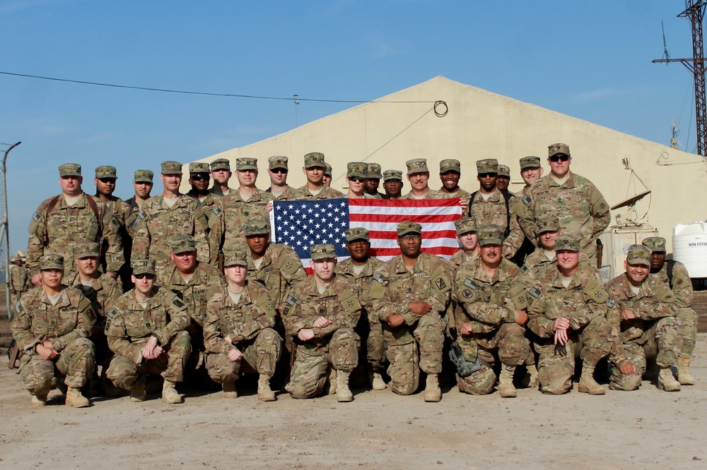 Mobilized to Texas, serving in Iraq