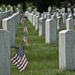 Flags In: The Old Guard prepared for Memorial Day tradition