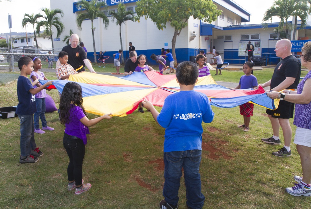 Linapuni Elementary Students are part of the Sea Dragon Ohana