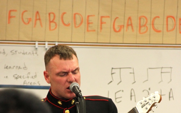 Marine Band San Diego plays Olympian High School