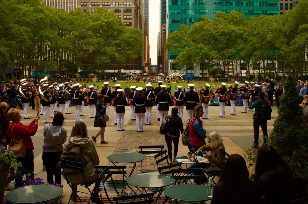 Marine Day at Fleet Week New York 2015