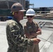 Rear Adm. Gregory visits ramp project