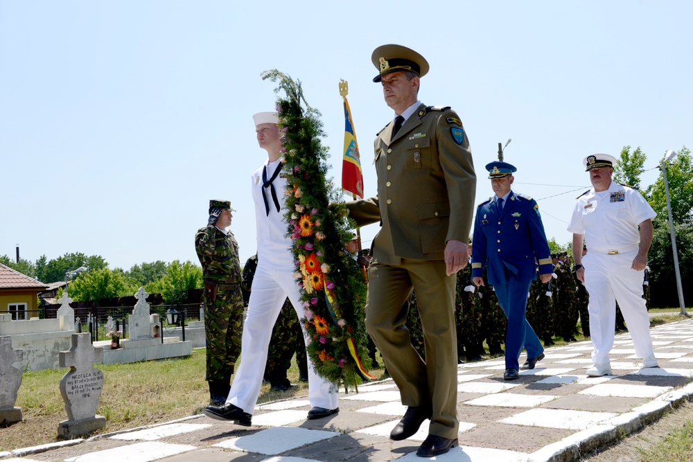 Heroes' Day ceremony in Romania