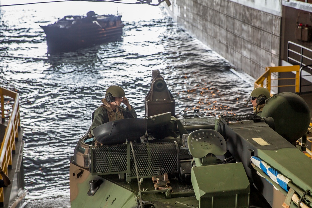 Marines, sailors conduct AAV exercise