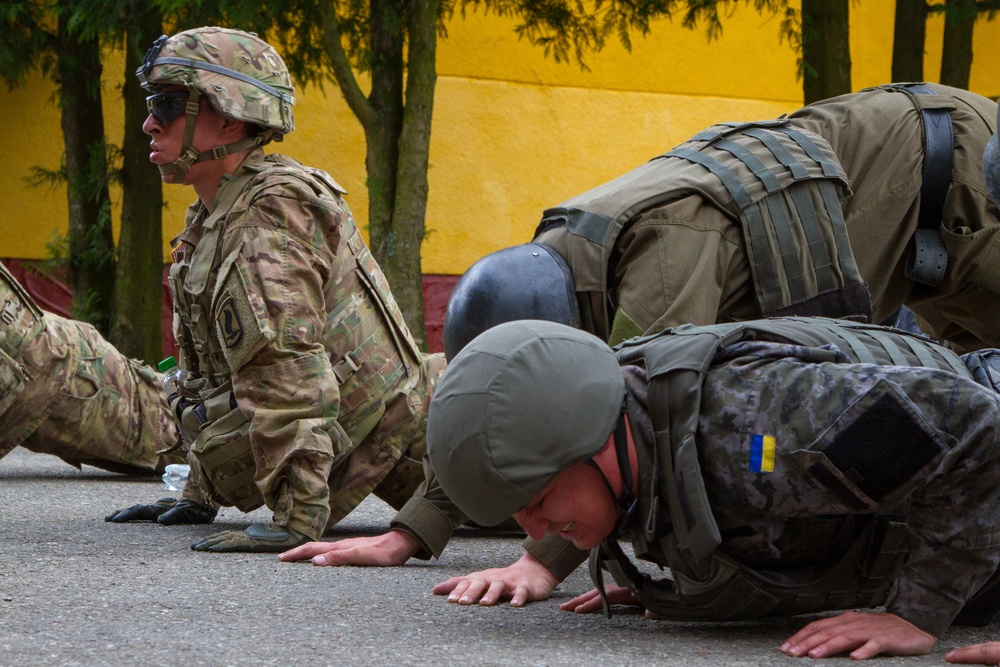 Sky Soldiers and Ukrainian national guardsmen push their limits