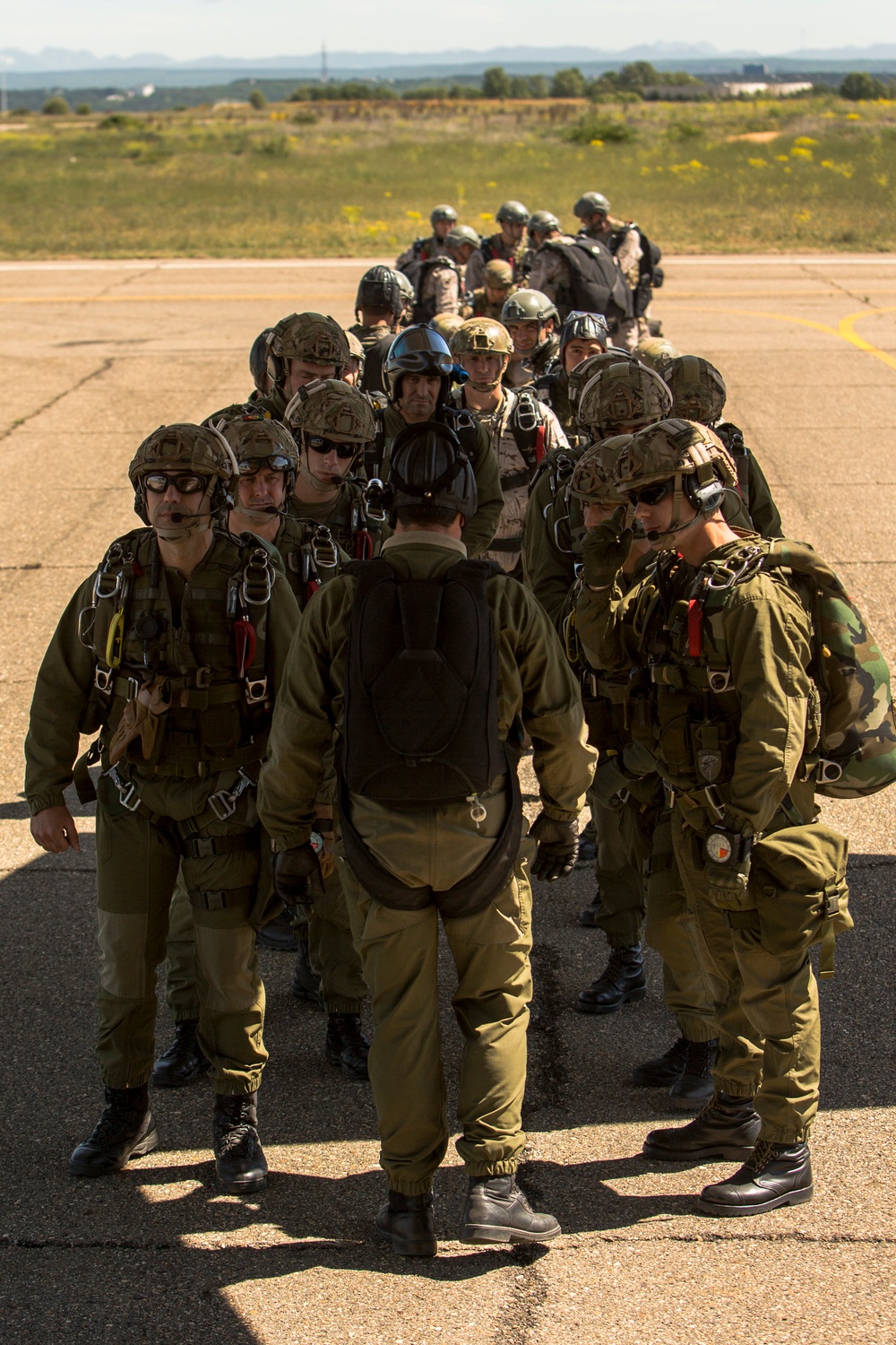 The Long Drop: U.S. Marines fly with multinational forces during Exercise Lone Paratrooper