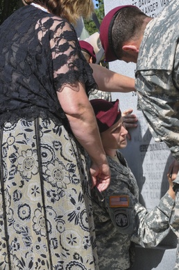 Gold Star family member remembers husband by helping others