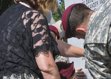 Gold Star Family member remembers husband by helping others