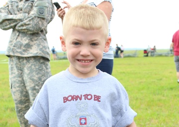 82nd Airborne Division conducts review with airborne assault demonstration