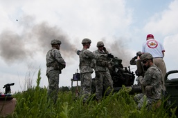 82nd Airborne Division conducts review with airborne assault demonstration