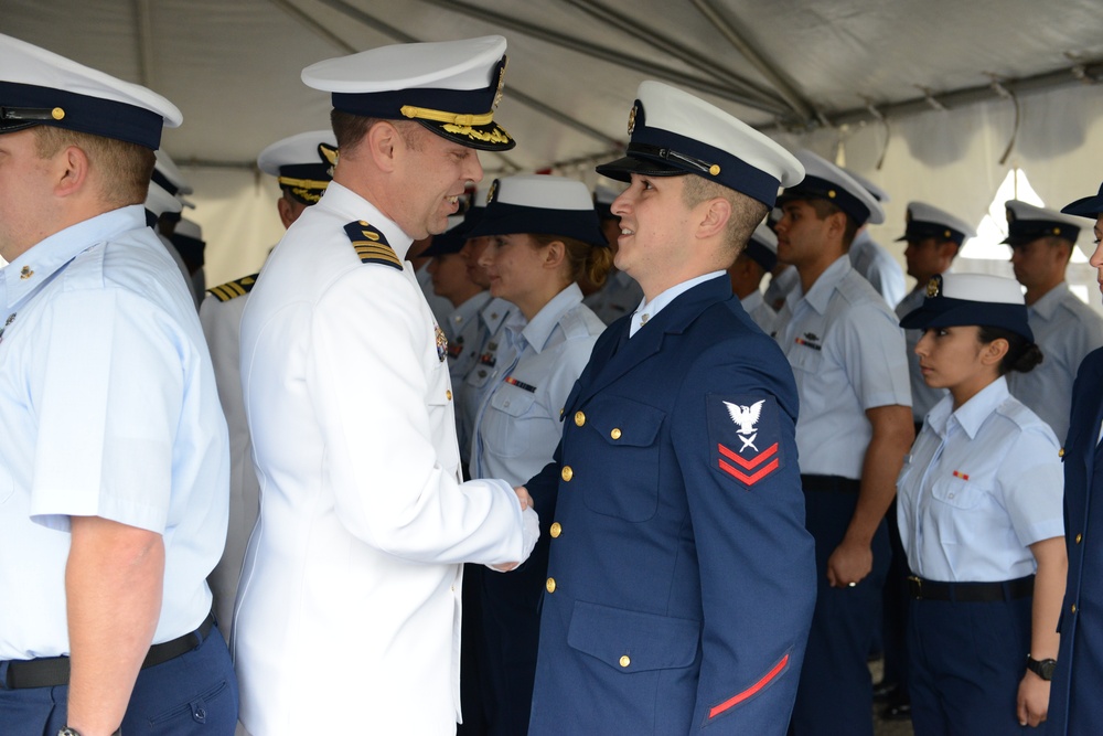 Coast Guard Cutter Alert change of command