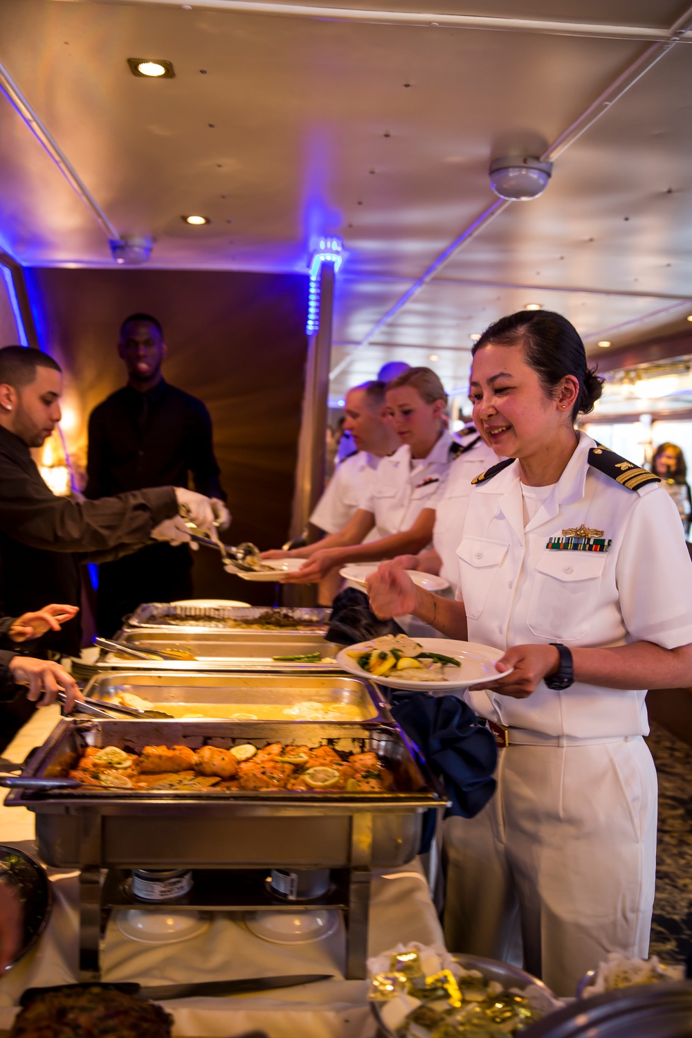 Marines, sailors, Coast Guardsmen join together for Navy League Harbor Cruise