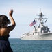 USS Michael Murphy (DDG 112) returns from maiden deployment.