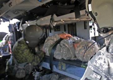 Oregon Army National Guard medevac unit trains with Canadian armed forces during Maple Resolve 2015