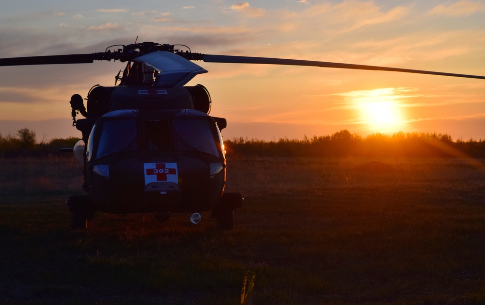 Oregon Army National Guard medevac unit trains with Canadian armed forces during Maple Resolve 2015