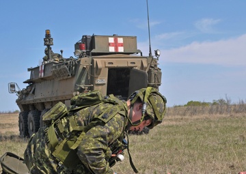 Oregon Army National Guard medevac unit trains with Canadian armed forces during Maple Resolve 2015