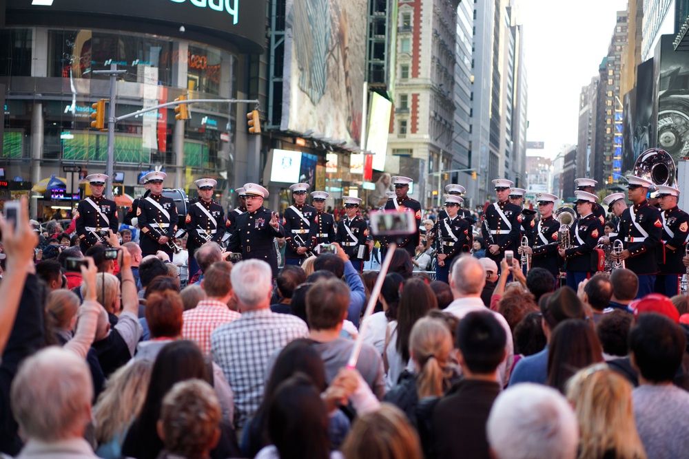 Fleet Week New York Times Square Band