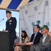 Maj. Gen. Robert D. McMurry speaks at the Fiesta Hermosa