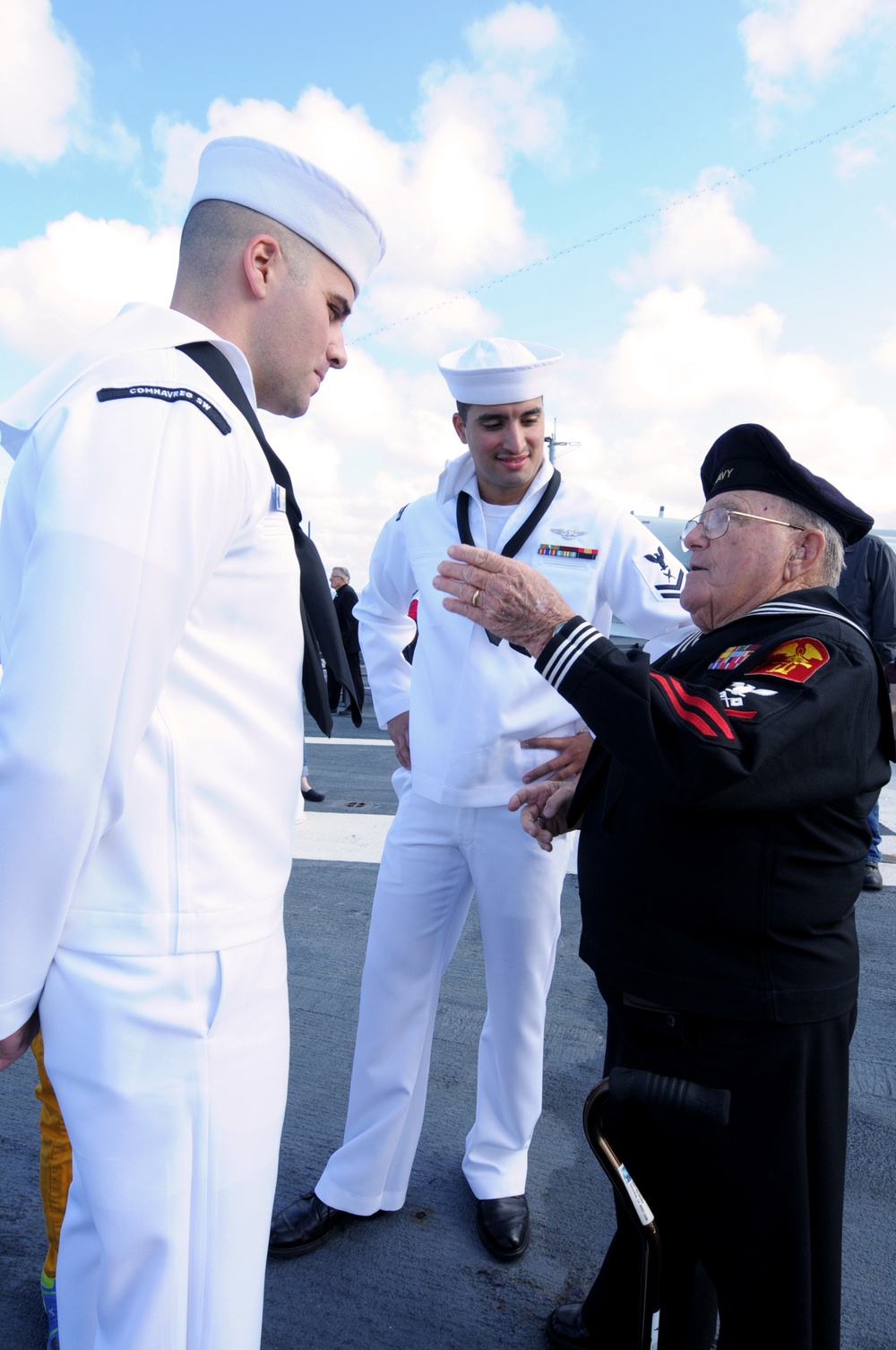 World War II veterans honored aboard USS Midway