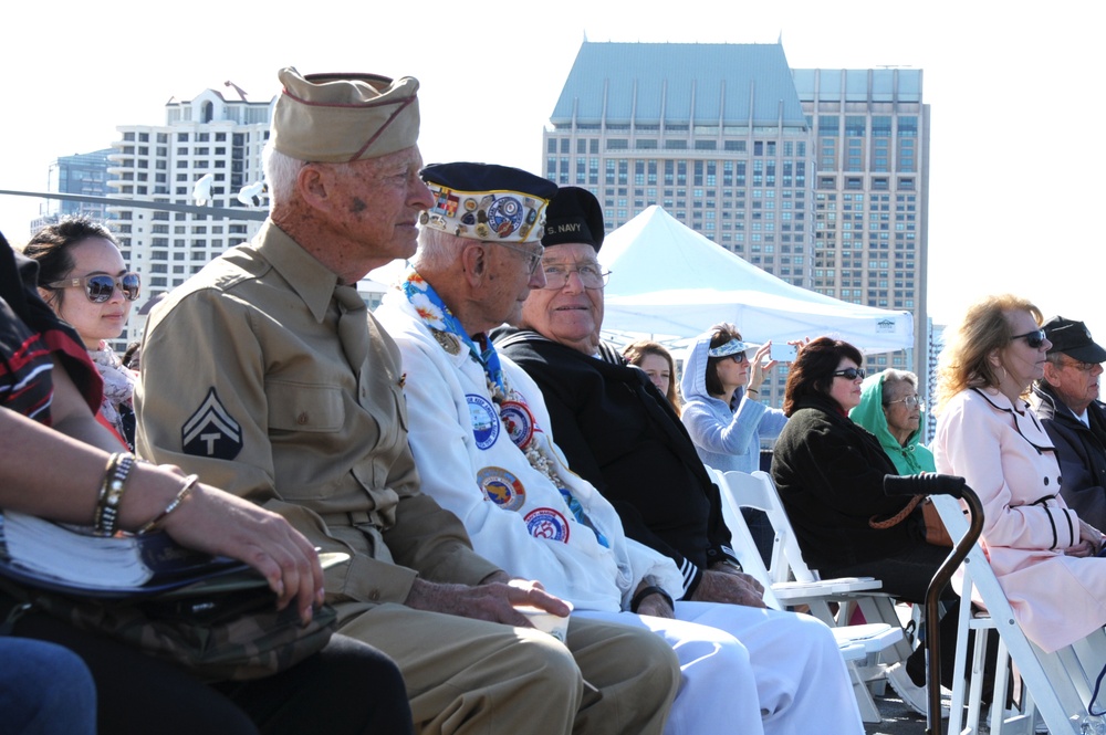 World War II veterans honored aboard USS Midway