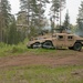 Estonian Defense Force Soldier fires US weapon
