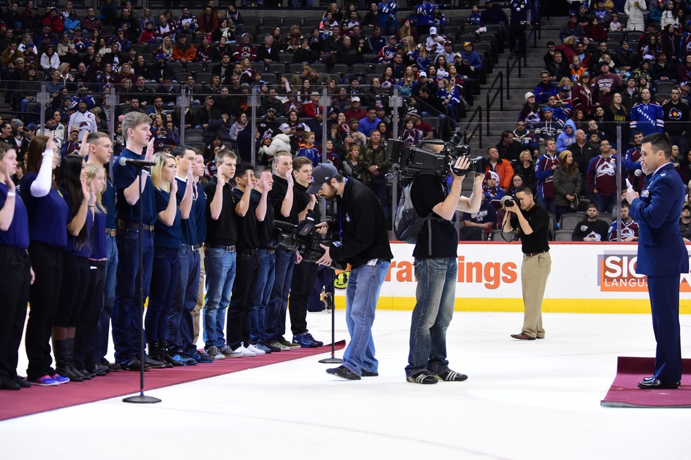 Military Night at the Colorado Avalanche Game
