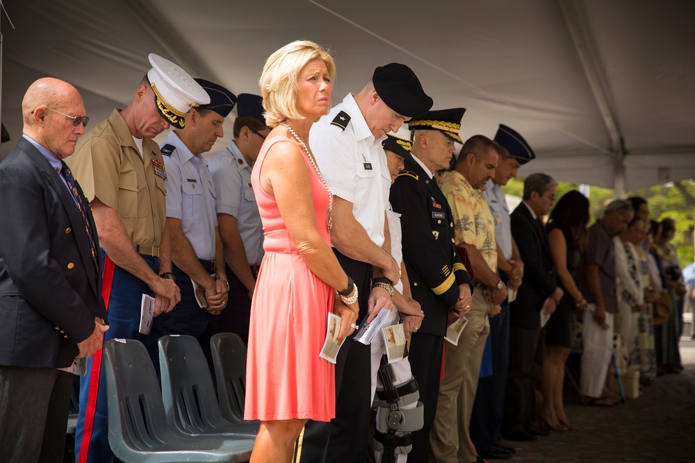 Veterans, guests gather to remember First Expedition in Roll Call of Honor Ceremony