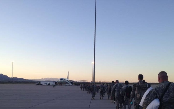 Wheels Up: Lincolnton-based N.C. National Guard battery takes off for overseas security mission