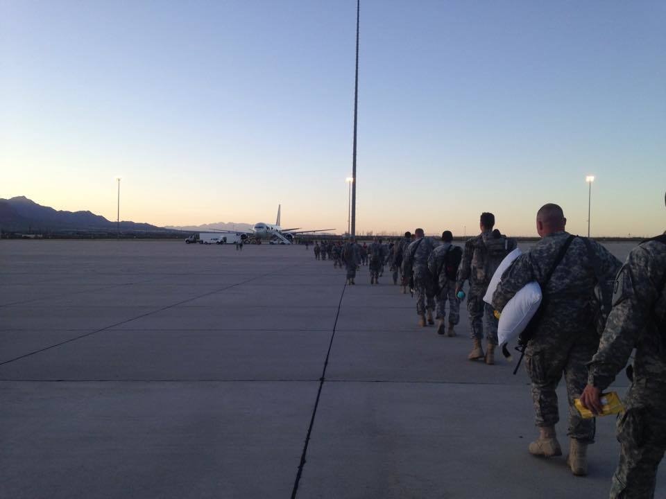 Wheels Up: Lincolnton-based N.C. National Guard battery takes off for overseas security mission