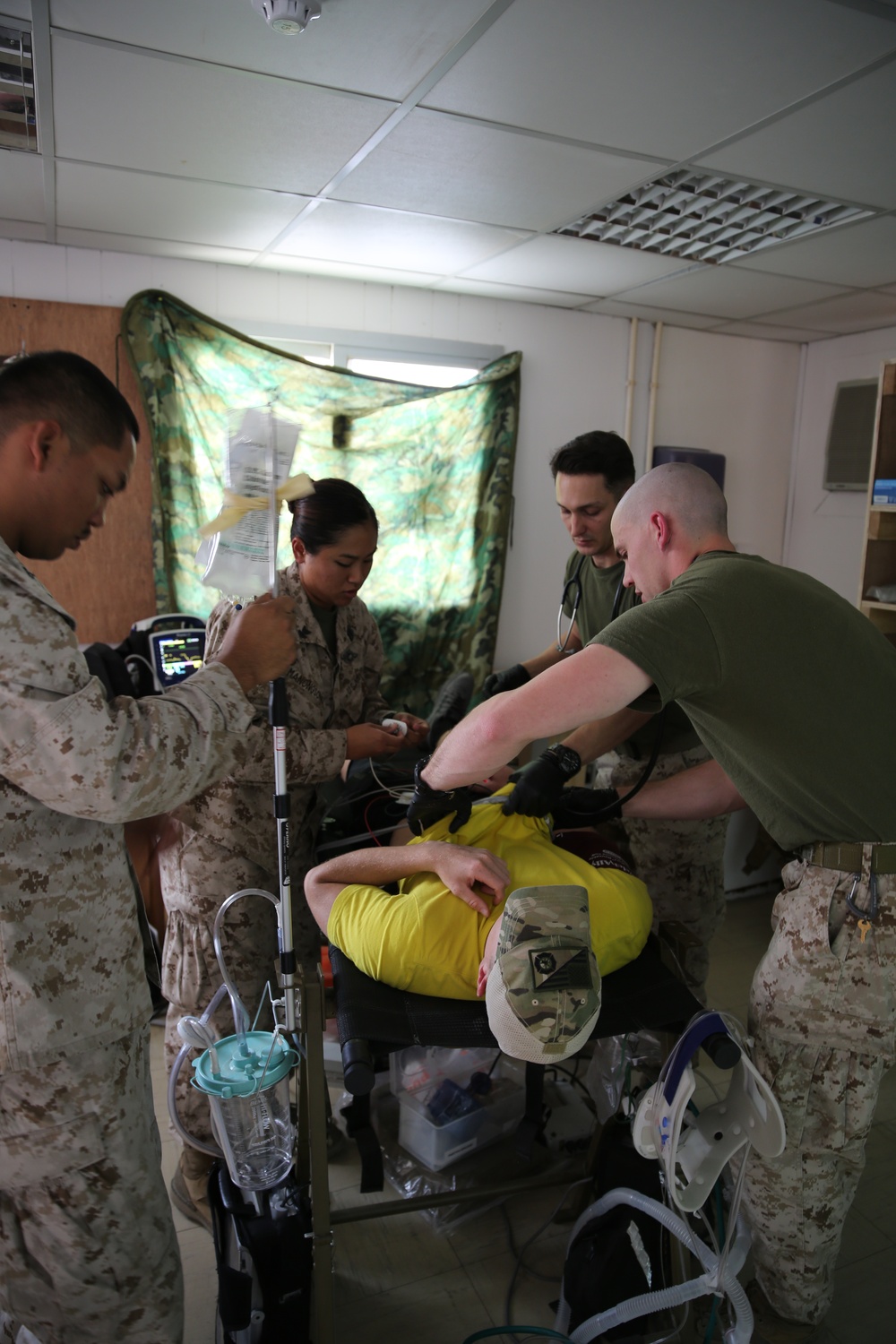 U.S. Navy Combined Aid Station Maintains Readiness Abroad