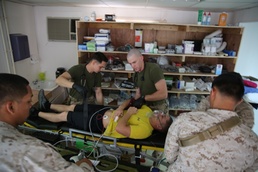 U.S. Navy Combined Aid Station Maintains Readiness Abroad
