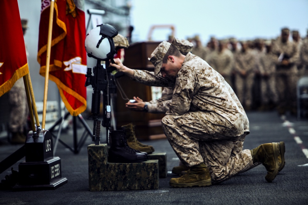 Never Forget: 15th MEU, Essex ARG pay respects