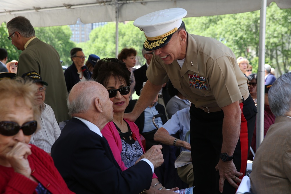 WWII veterans honored at Brooklyn War Memorial