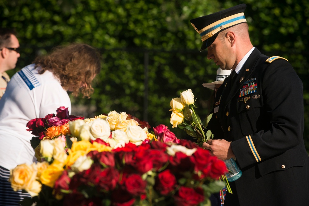 Memorial Day in Arlington National Cemetery 2015