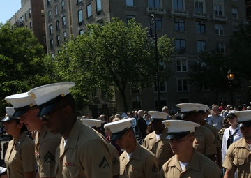 Marines attend Sailors and Soldiers Observance in New York City