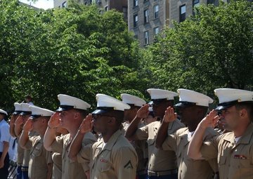 Marines attend Soldiers and Sailors Observance in New York City