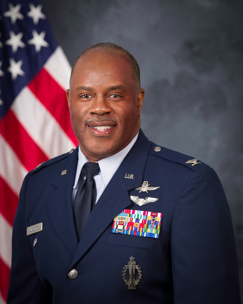 Official portrait, Col. Garry Lunsford, US Air Force