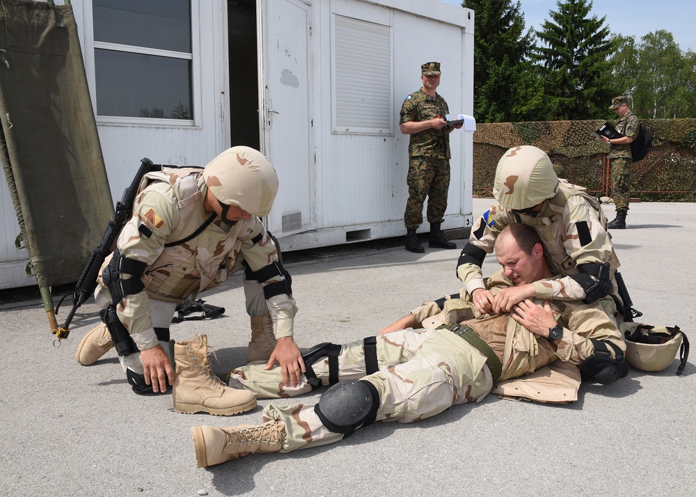 NATO HQ Sarajevo shows support