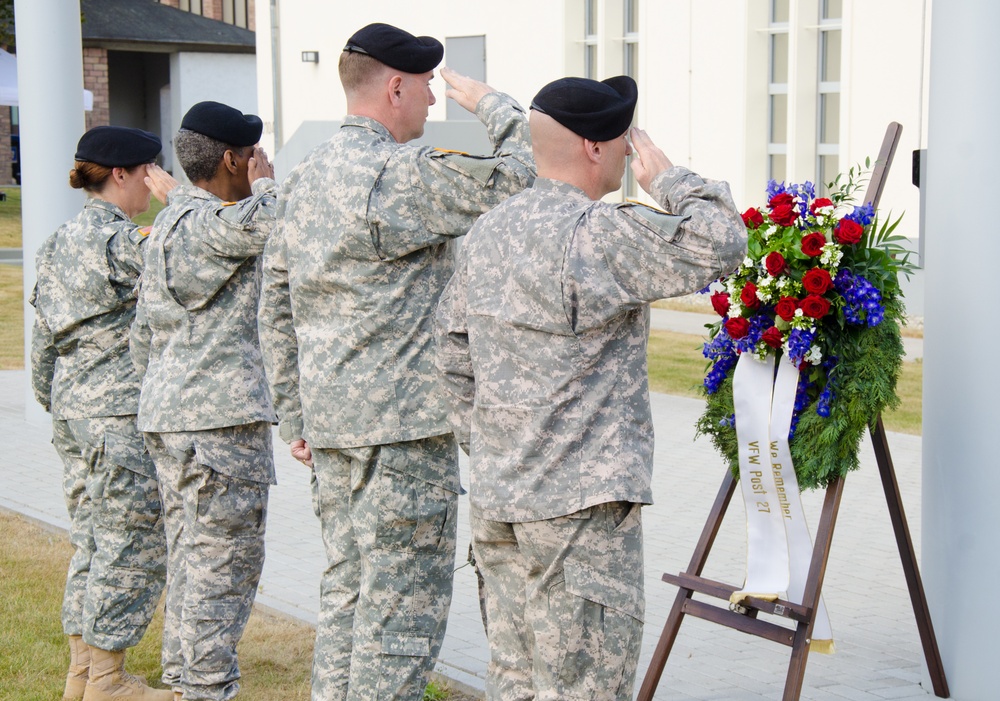 Wiesbaden Memorial Day wreath laying and retreat ceremony