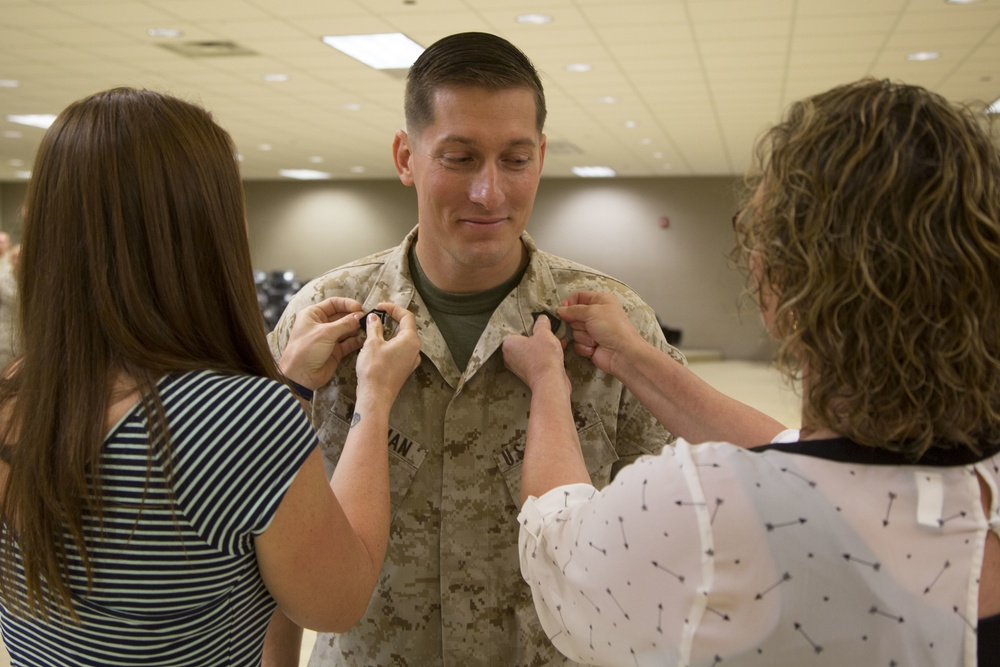 Gunnery Sergeant Frocking to First Sergeant