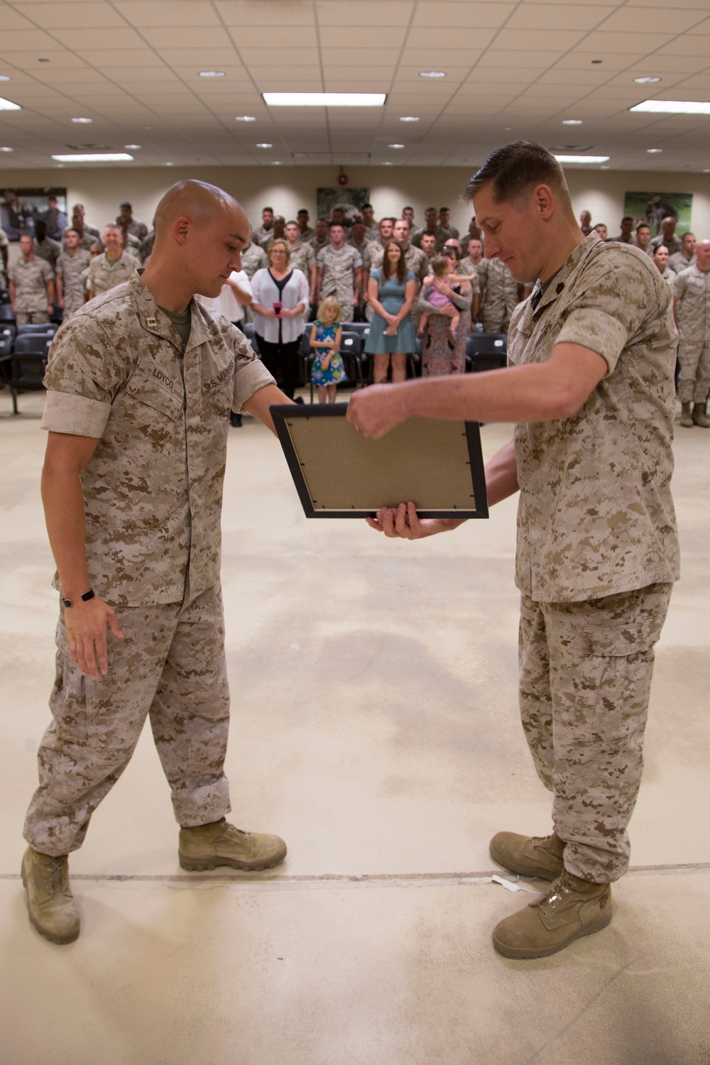 Gunnery Sergeant Frocking to First Sergeant